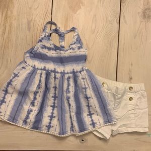 Super cute girls Mac Studio kids tie dye outfit.  Size 4T.